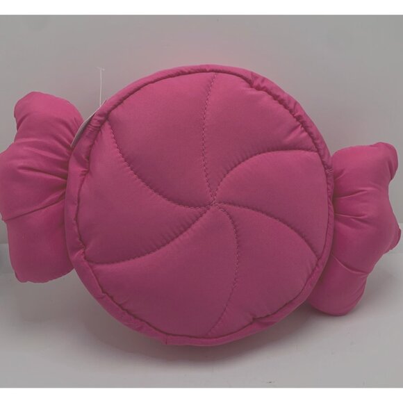 Candy Shaped Pink Padded Crossbody Bag With Detachable Strap - Picture 2 of 3